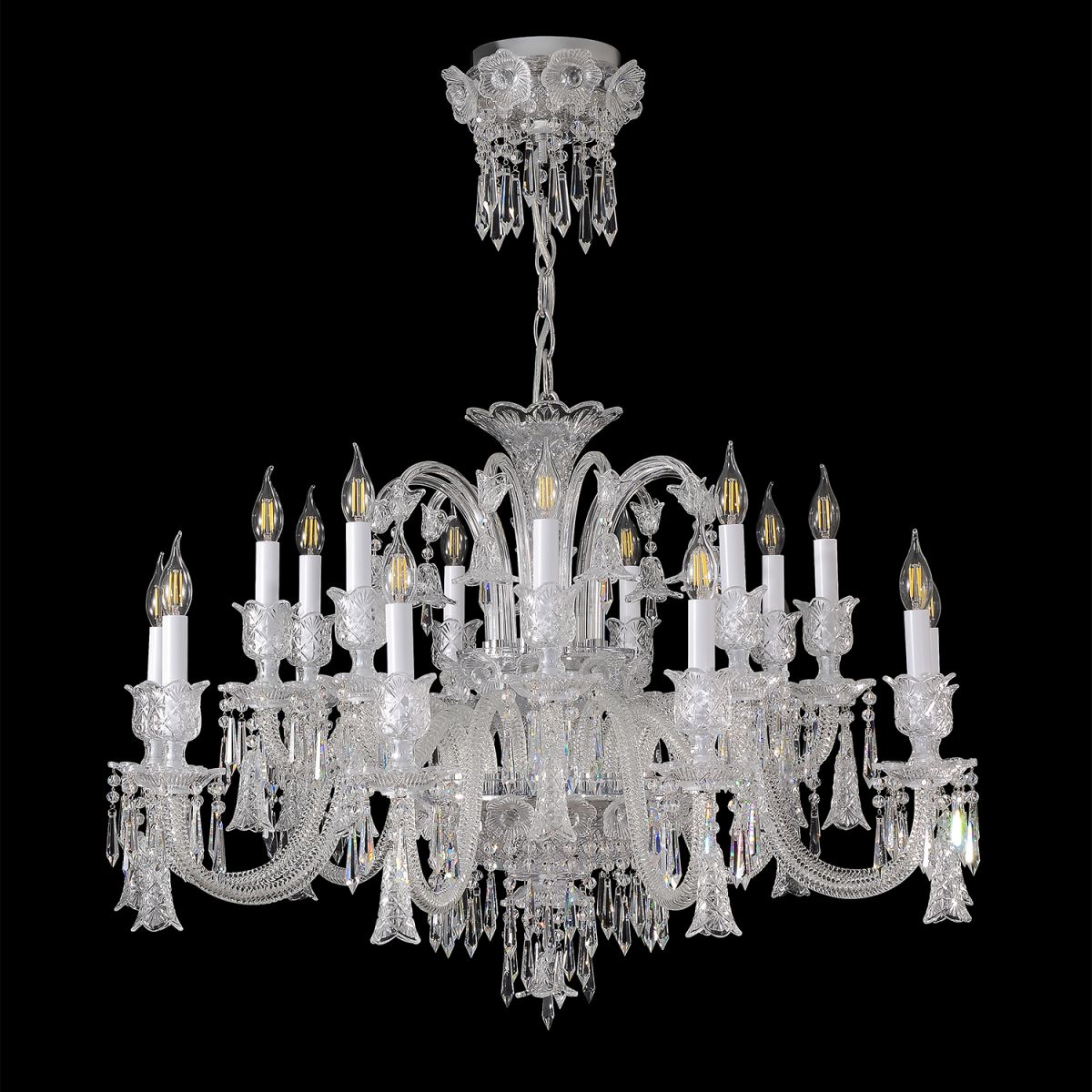 Подвесная люстра Crystal Lux VERSAILLES SP9+9 CHROME