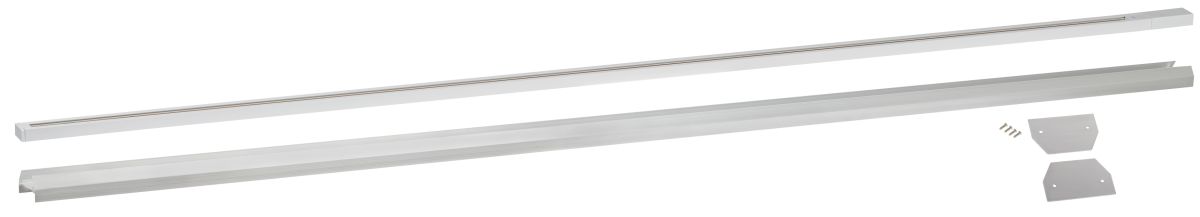 Комплект Эра TR-SET-200-1PT-PC WH шинопровод однофазный с профилем для натяжного потолка 2м белый Б0072544