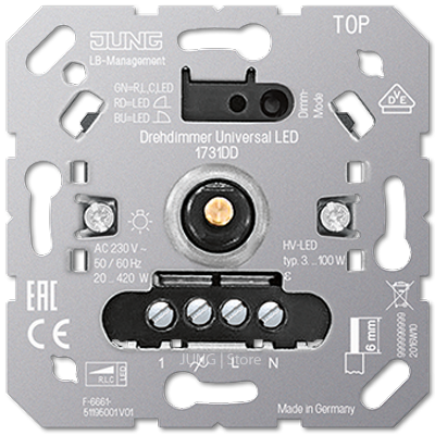 Диммер роторный Jung 1731DD
