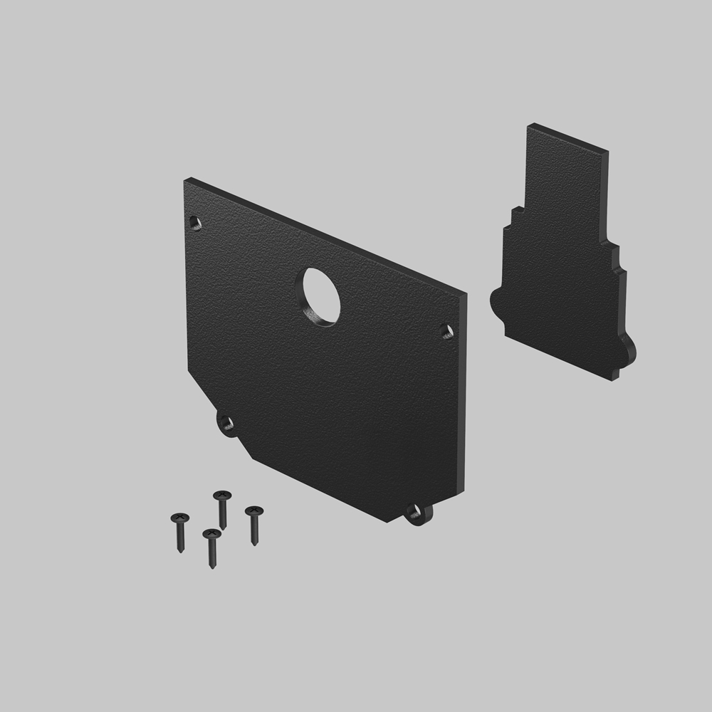 Комплект заглушек к шинопроводу Maytoni Technical Magnetic track system Exility Accessories for tracks Exility TRA034EC-SCH-42B УЦ