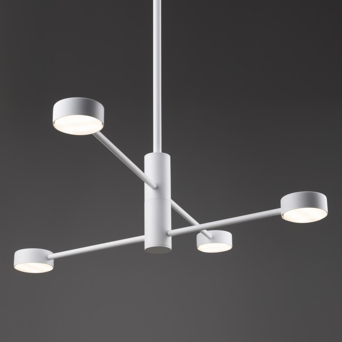 Люстра на штанге Freya Tactic FR5363CL-04W