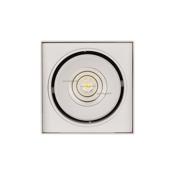 Потолочный светодиодный светильник Arlight SP-Cubus-S100x100WH-11W Day White 023078