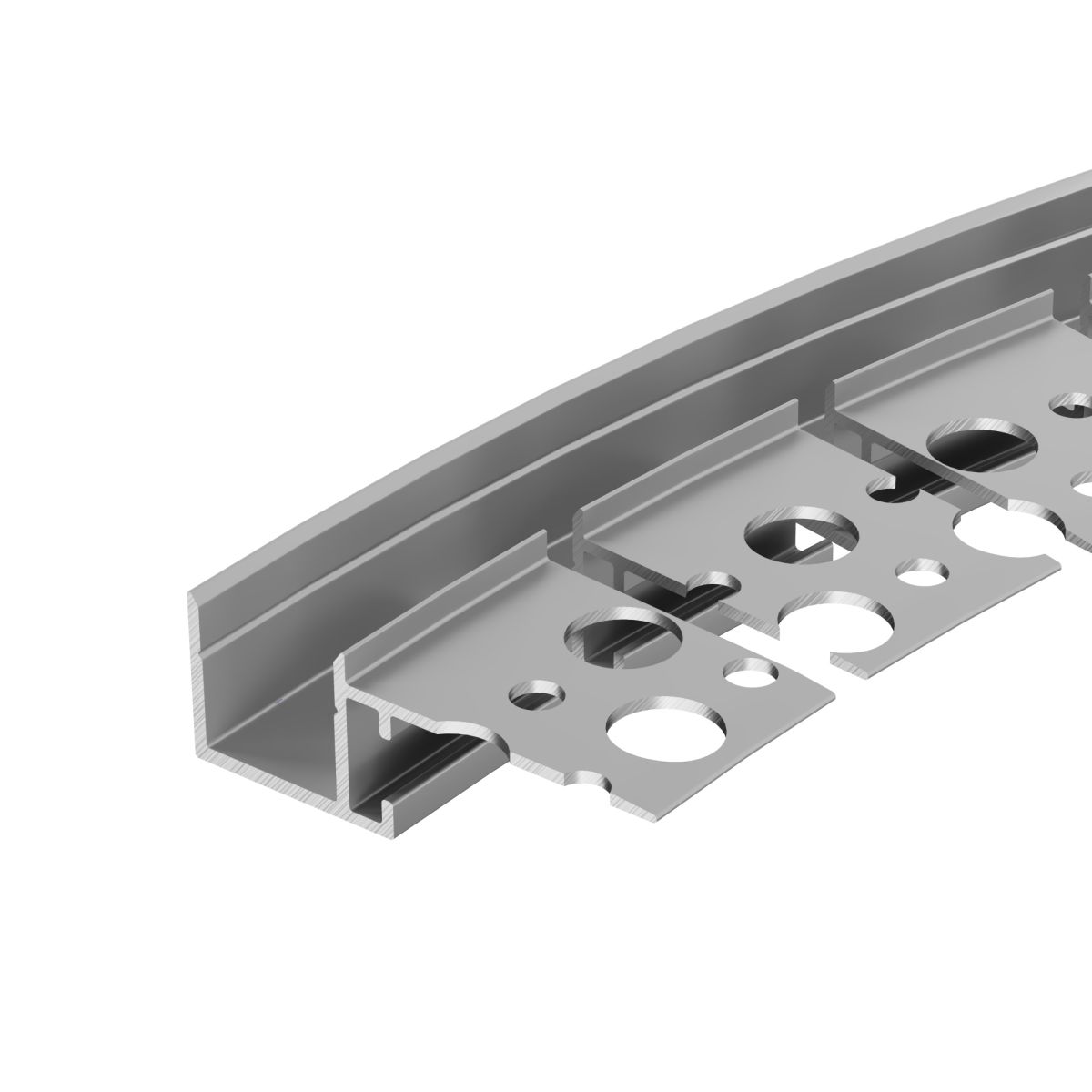 Профиль Arlight FANTOM-BENT-W12-SIDE-EDGE-2000 ANOD (Алюминий) 057315