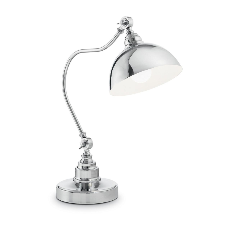 Настольная лампа Ideal Lux Amsterdam TL1 Cromo 131757