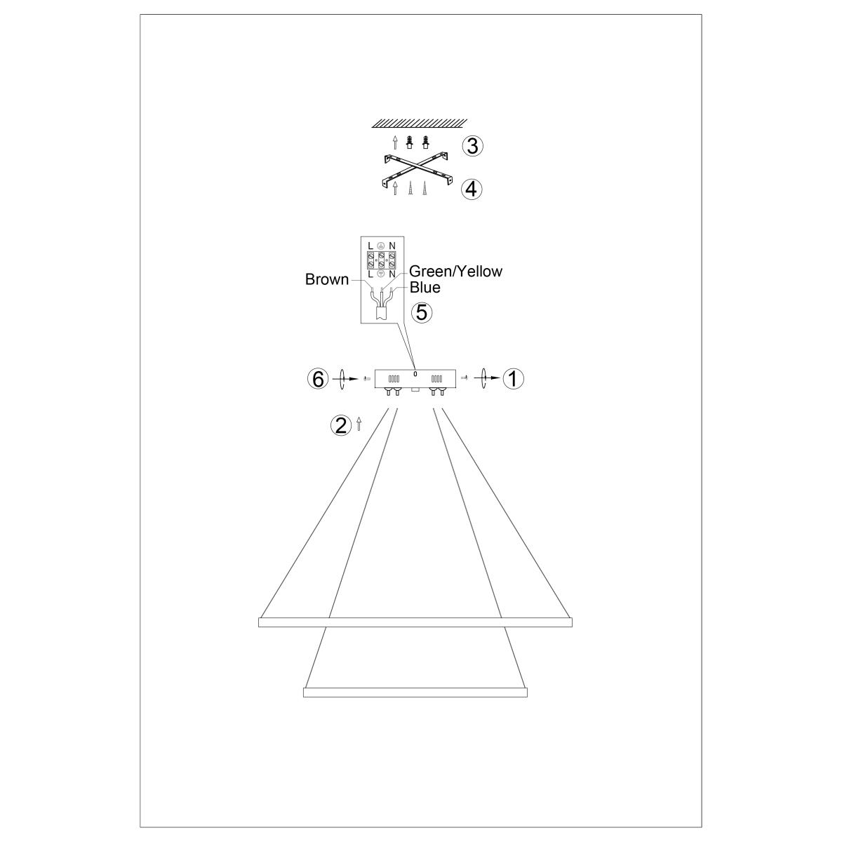 Потолочная чаша Favourite Canopy 4591-180-6GD