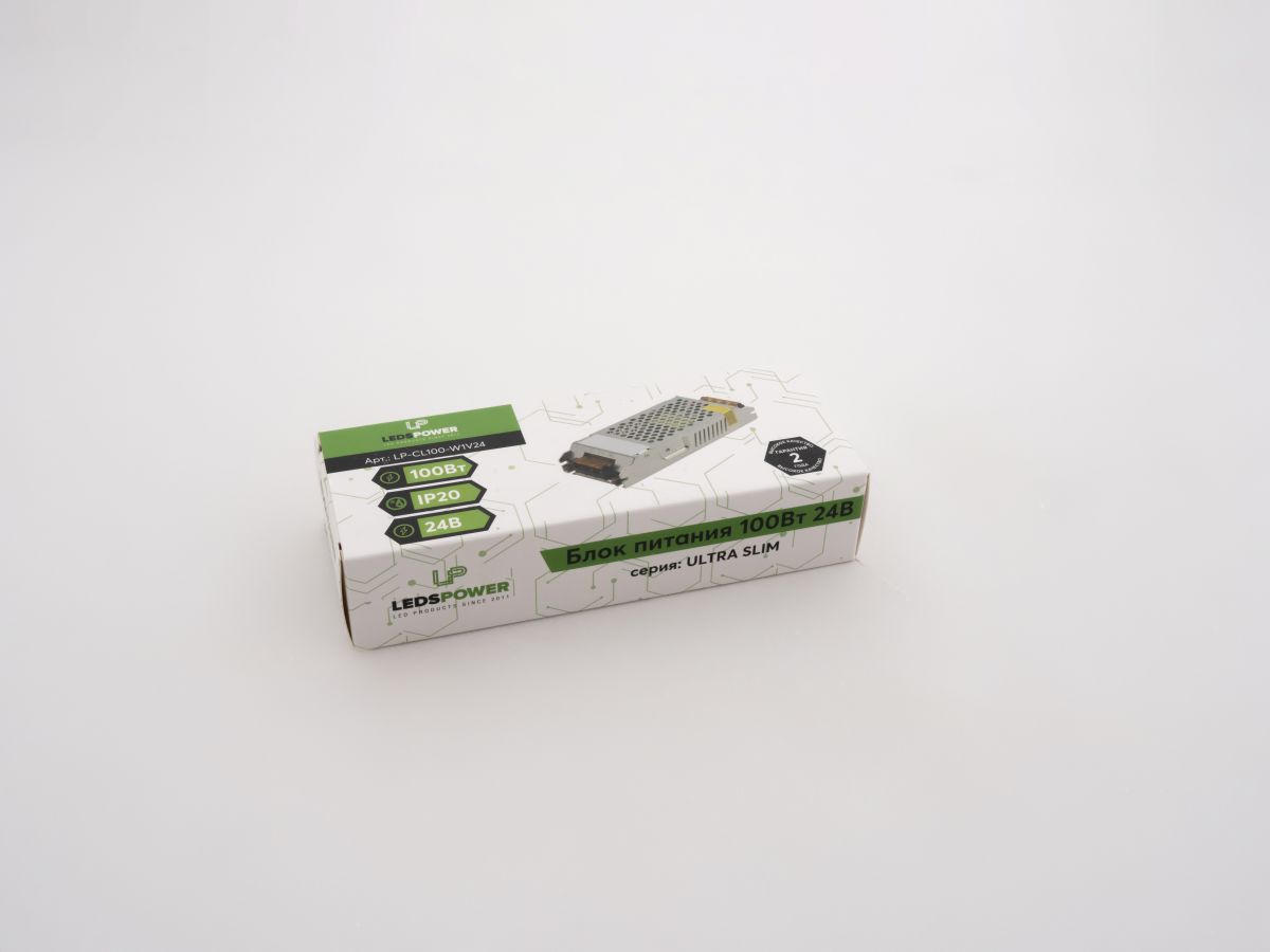 Блок питания LEDS POWER 100Вт 24В ULTRA SLIM 002712