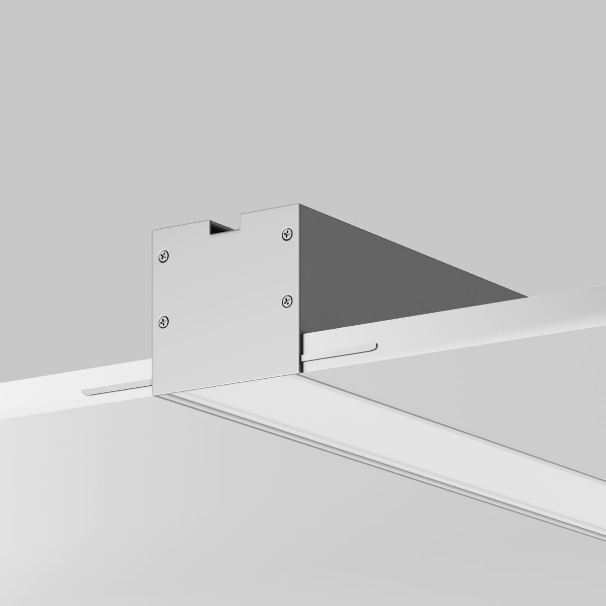 Комплект заглушек для профиля 72×36 2шт Maytoni Led Strip ALM-7236T-S-EC 642083