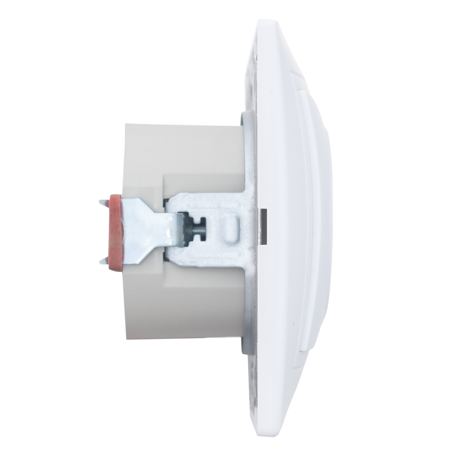 Розетка компьютерная RJ45 скрытой установки IP20, белая 