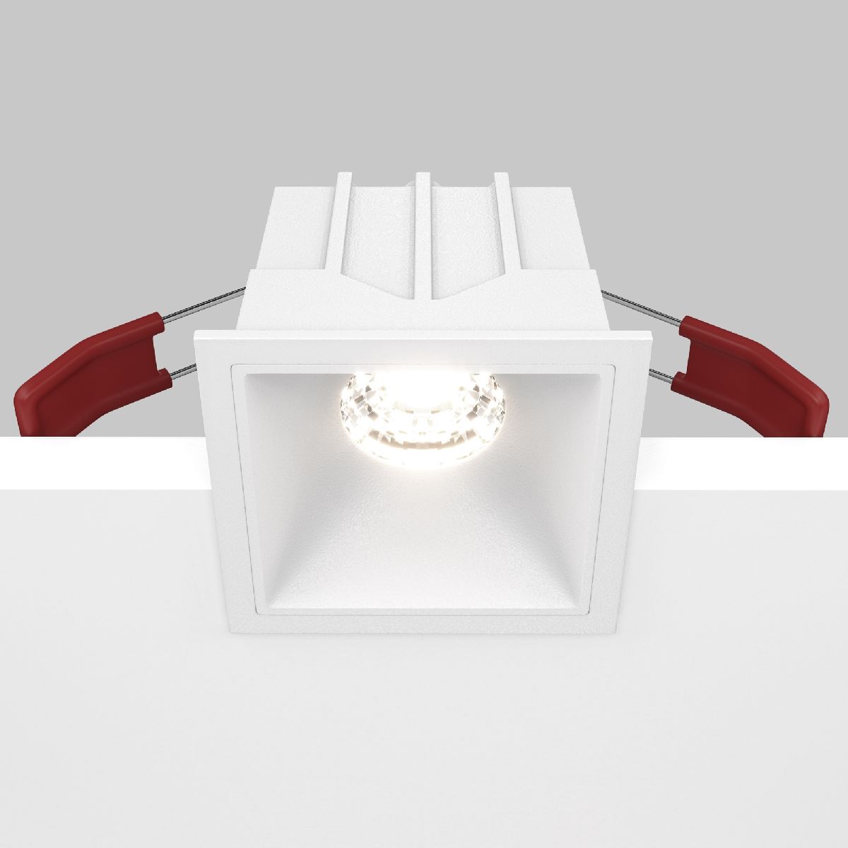 Встраиваемый светильник Maytoni Technical Alfa LED DL043-01-10W4K-SQ-W