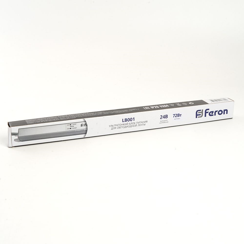 Трансформатор для светодиодной ленты Feron LB001 72В DC24В 3А IP20 48741