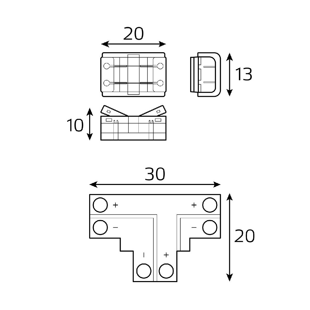 Набор коннекторов Gauss Basic BT400