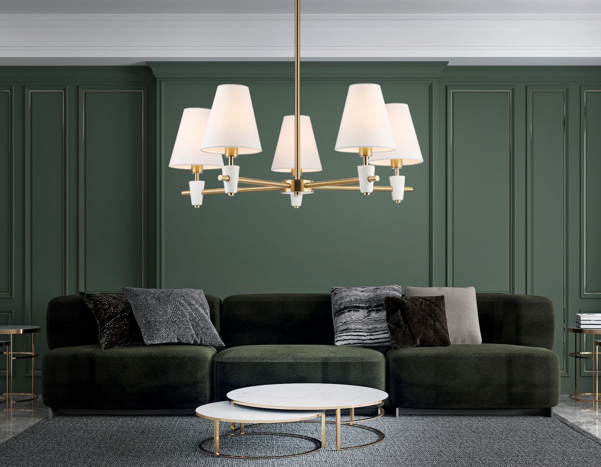 Люстра на штанге Ambrella Light High Light Ceramo Classic LH75044 УЦ