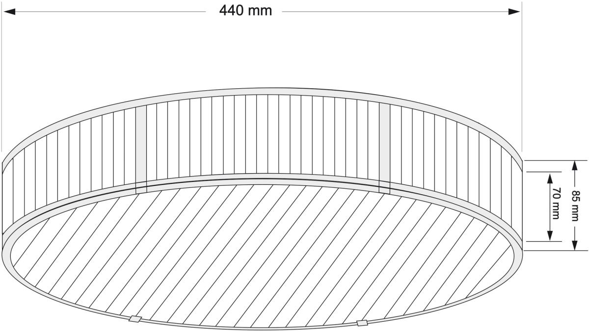 Потолочный светильник Kutek Lavone LAV-PLM-6(P)440-1