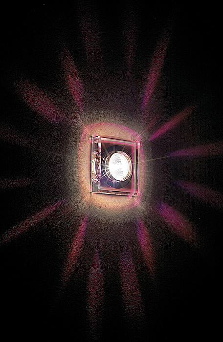 Светильник встраиваемый CRYSTAL I хром/ стекло прозрачное кристаллическое 114920