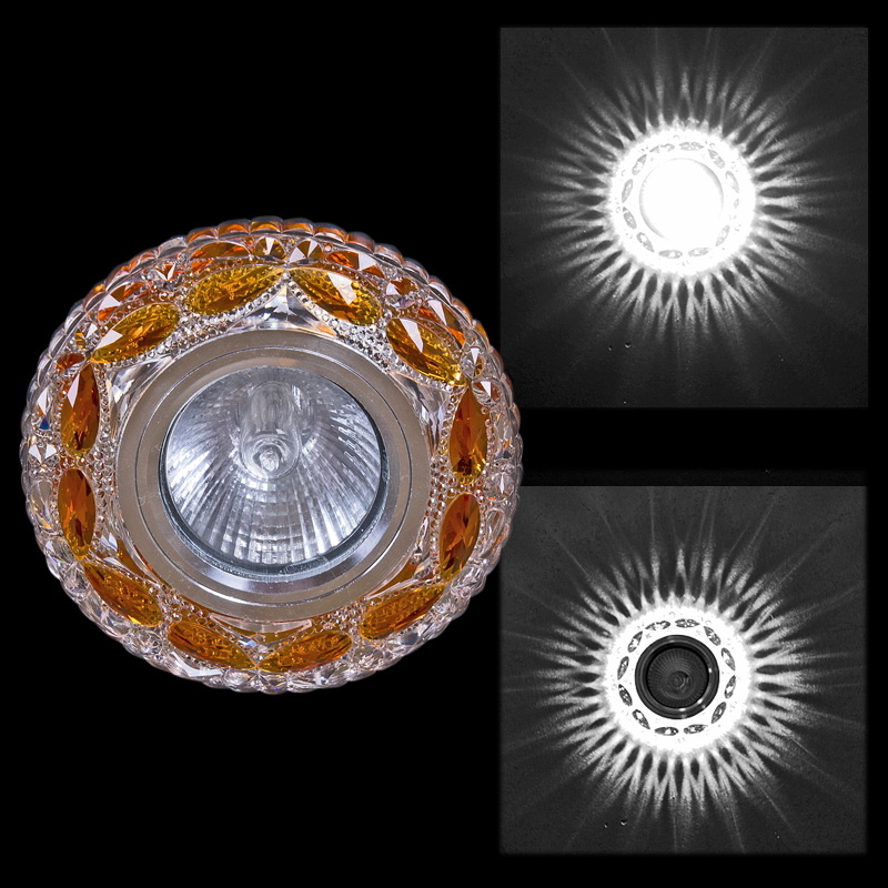 Встраиваемый светодиодный светильник Reluce 00757-9.0-001CN MR16+LED3W CL+TEA