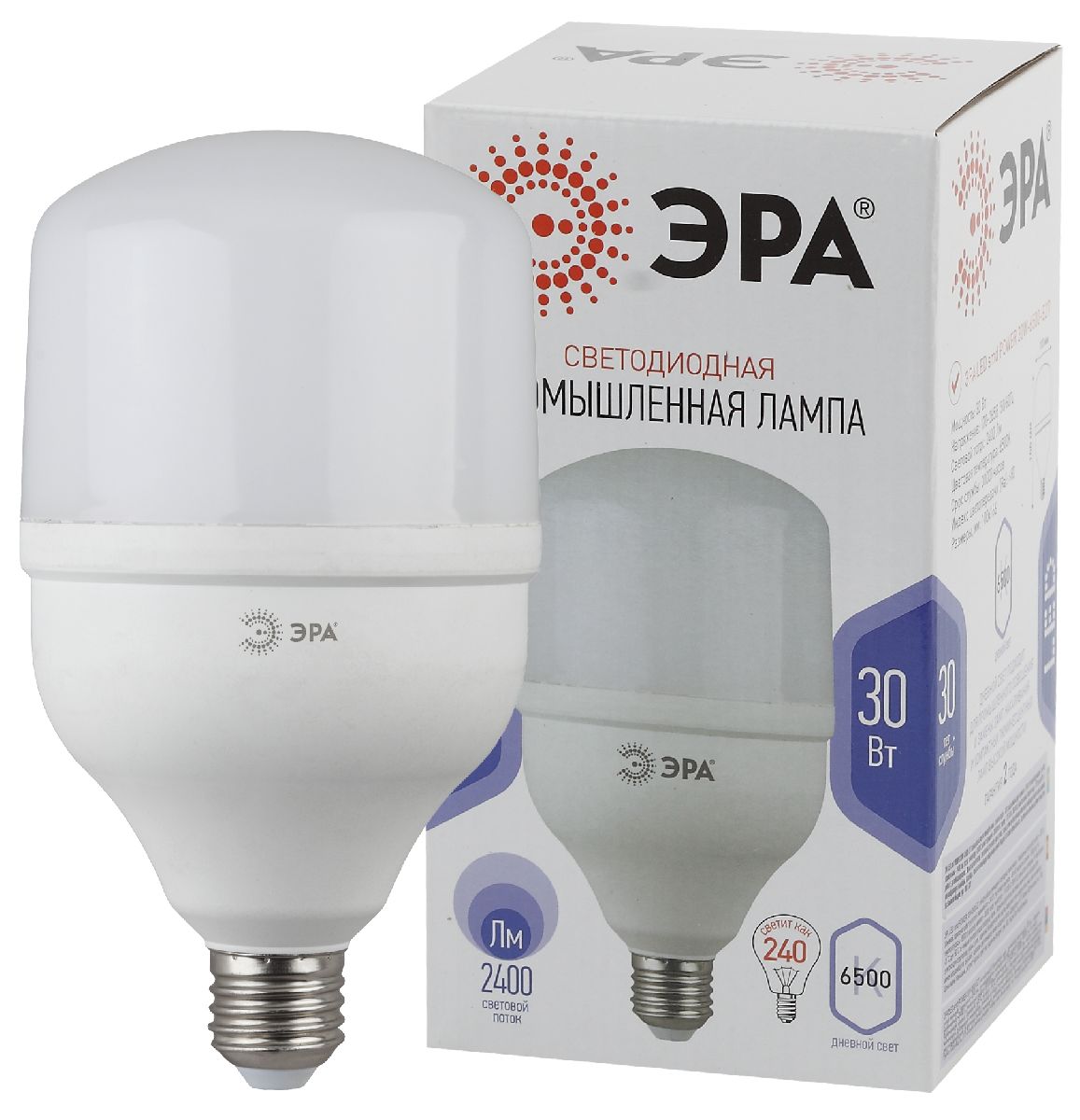 Лампа светодиодная Эра E27 30W 6500K LED POWER T100-30W-6500-E27 Б0049597