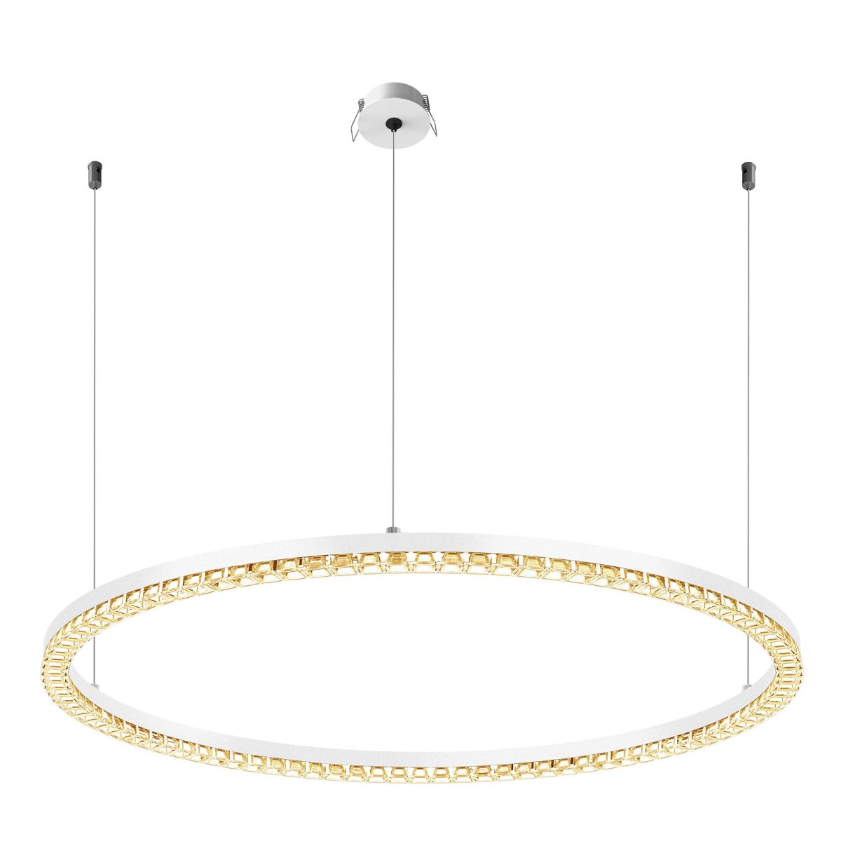 Подвесная люстра Arlight SP-DIAMOND-R850-40W Warm3000 (WH, 45 deg, 230V, TRIAC) 055262