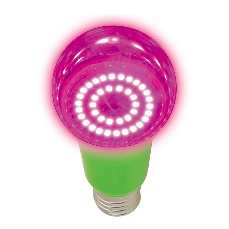 Лампа светодиодная для растений (UL-00004581) Uniel E27 8W прозрачная LED-A60-8W/SPSB/E27/CL PLP30GR