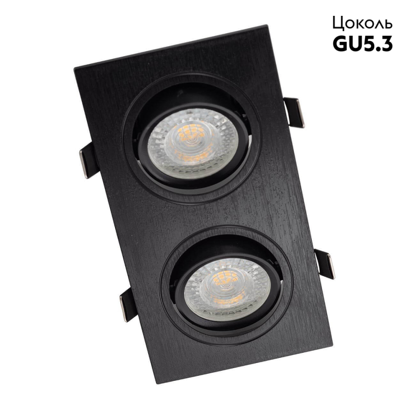 Встраиваемый светильник Denkirs DK3022-BK