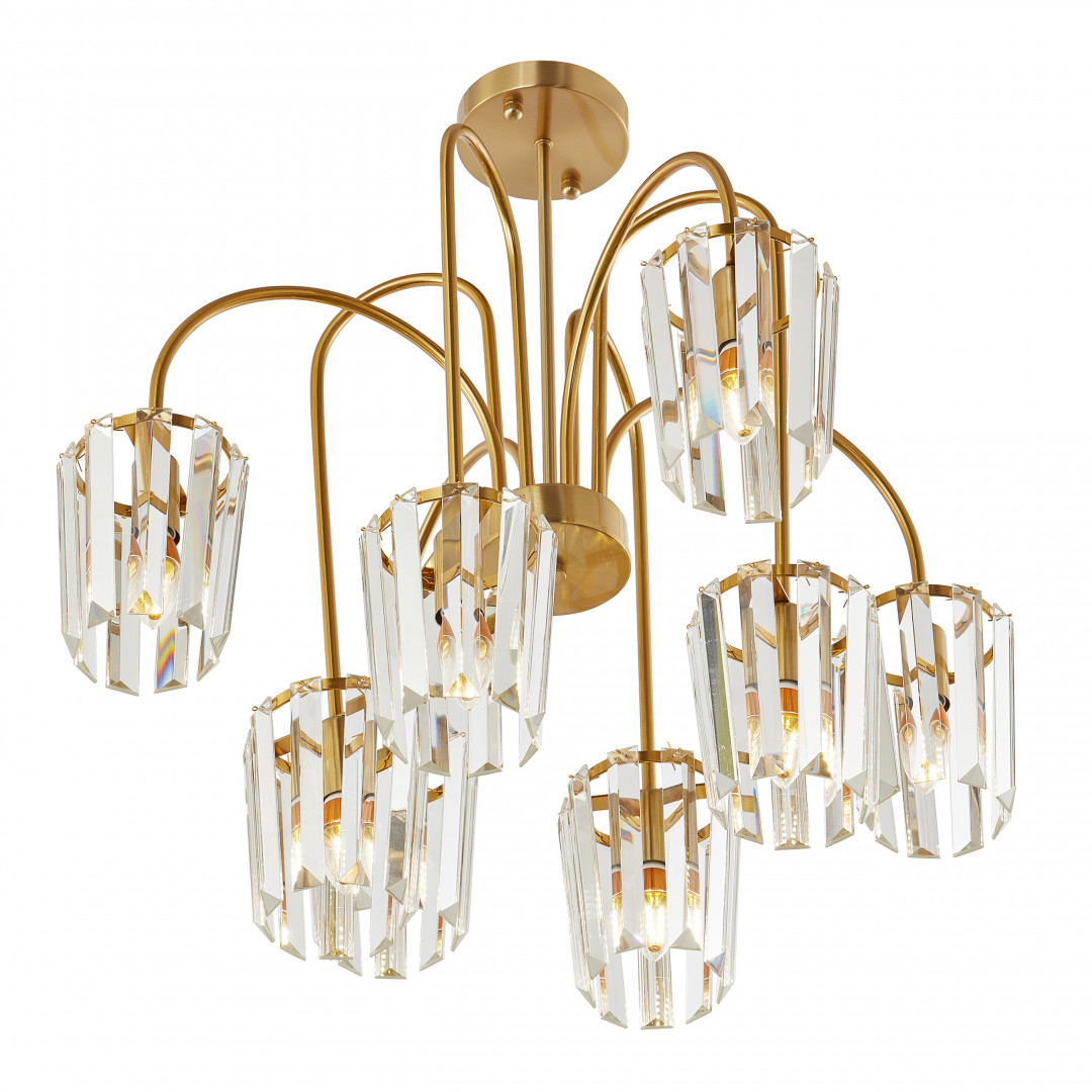 Люстра на штанге Arte Milano AM 2328B.D800.H700.E14.12 G