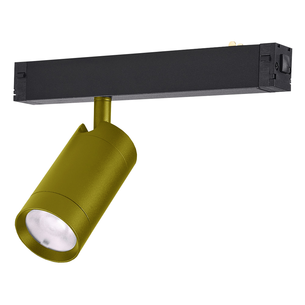 Трековый однофазный светильник PLAIN CYLINDER AM588 10W 3000K Copper