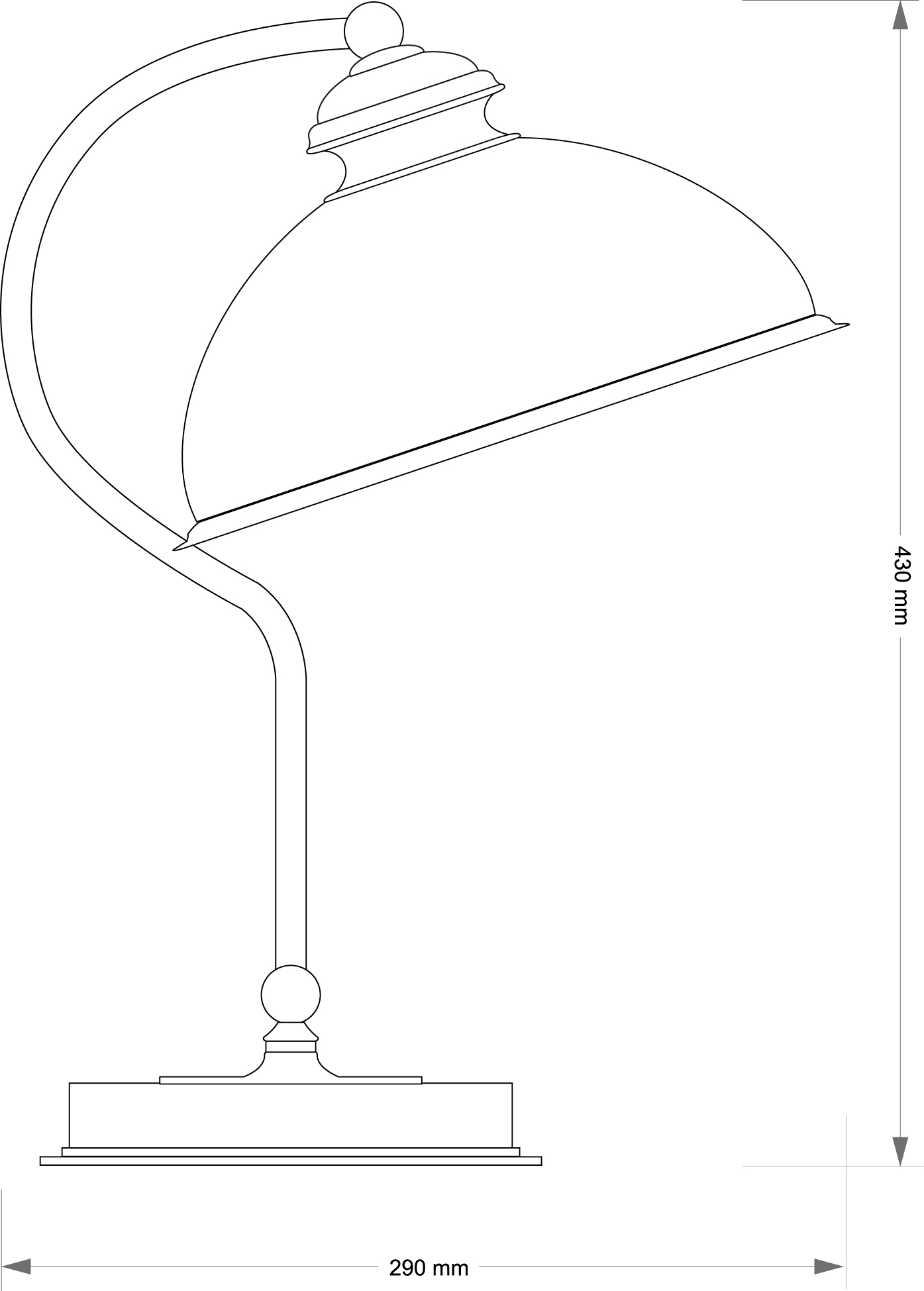 Настольная лампа Kutek Lido LID-LG-1(P)GR в #REGION_NAME_DECLINE_PP#