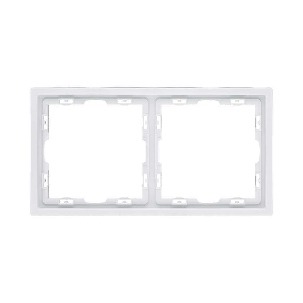 Рамка 2-постовая, белый матовый Kollinger Eclipse EC2WH