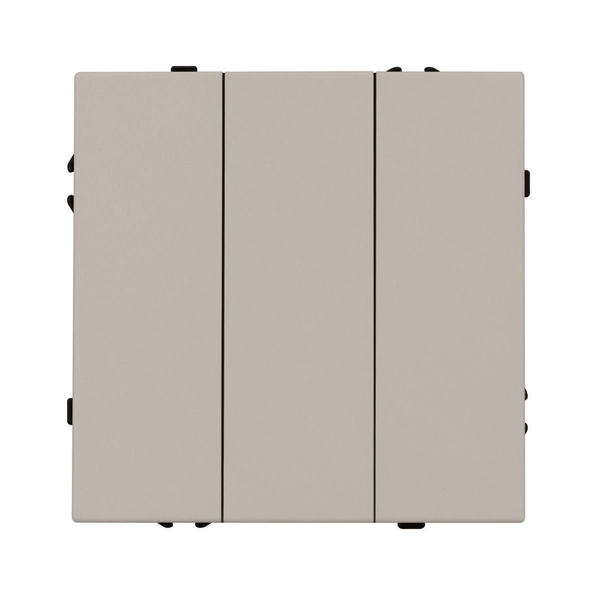 Механизм выключателя трехклавишный непроходной Arlight SWT-NOBE-MK03-SFPL-CA (230V, 10A) (Кашемир) 061797