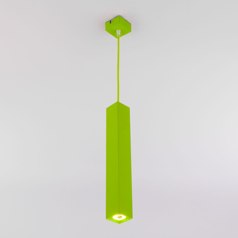 Подвесной светодиодный светильник Eurosvet Cant 50154/1 LED зеленый