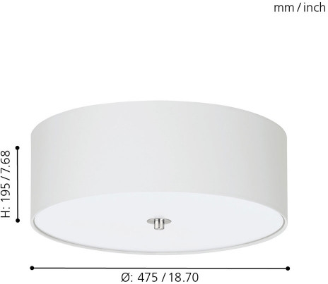 Потолочный светильник Eglo Pasteri 94918