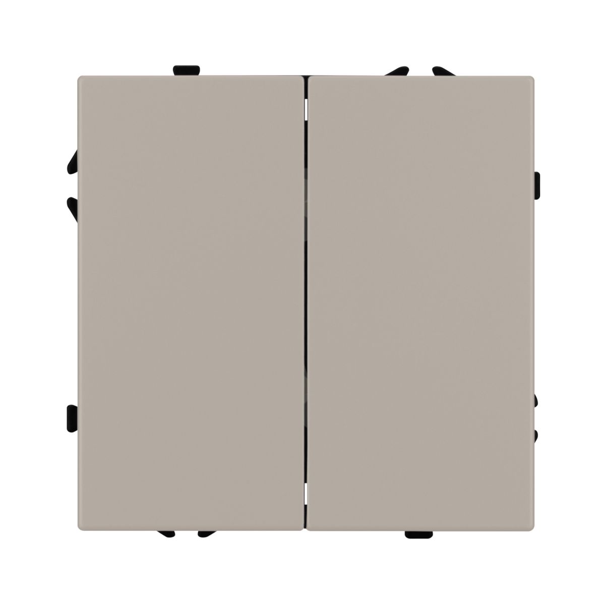 Механизм выключателя двухклавишный непроходной Arlight SWT-NOBE-MK02-SFPL-CA (230V, 10A) 059419