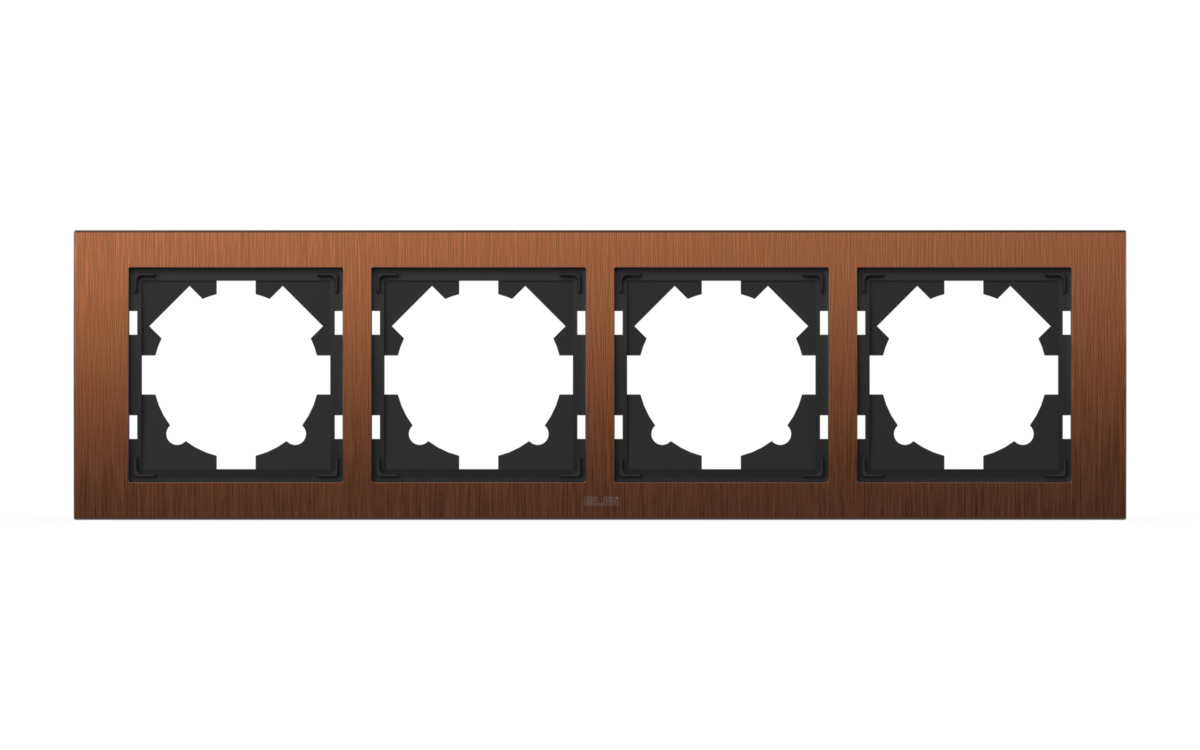 Рамка четырехместная ELBI Zena Platin 500-073200-228