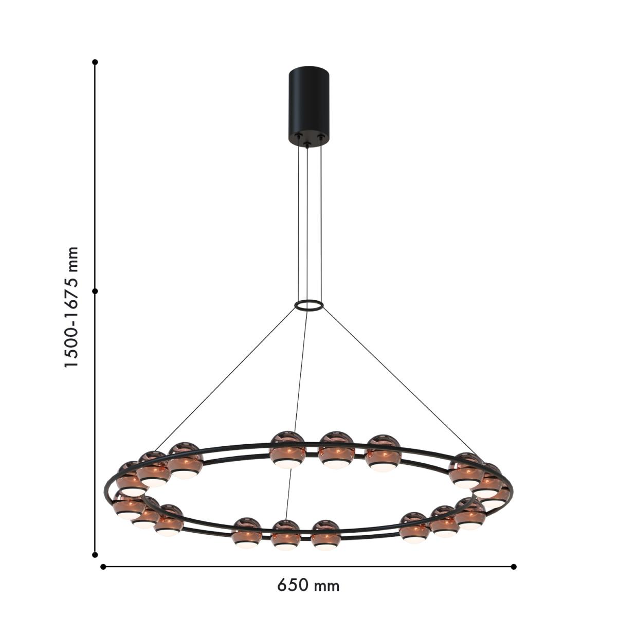 Подвесная люстра Favourite Sturm 4561-18P