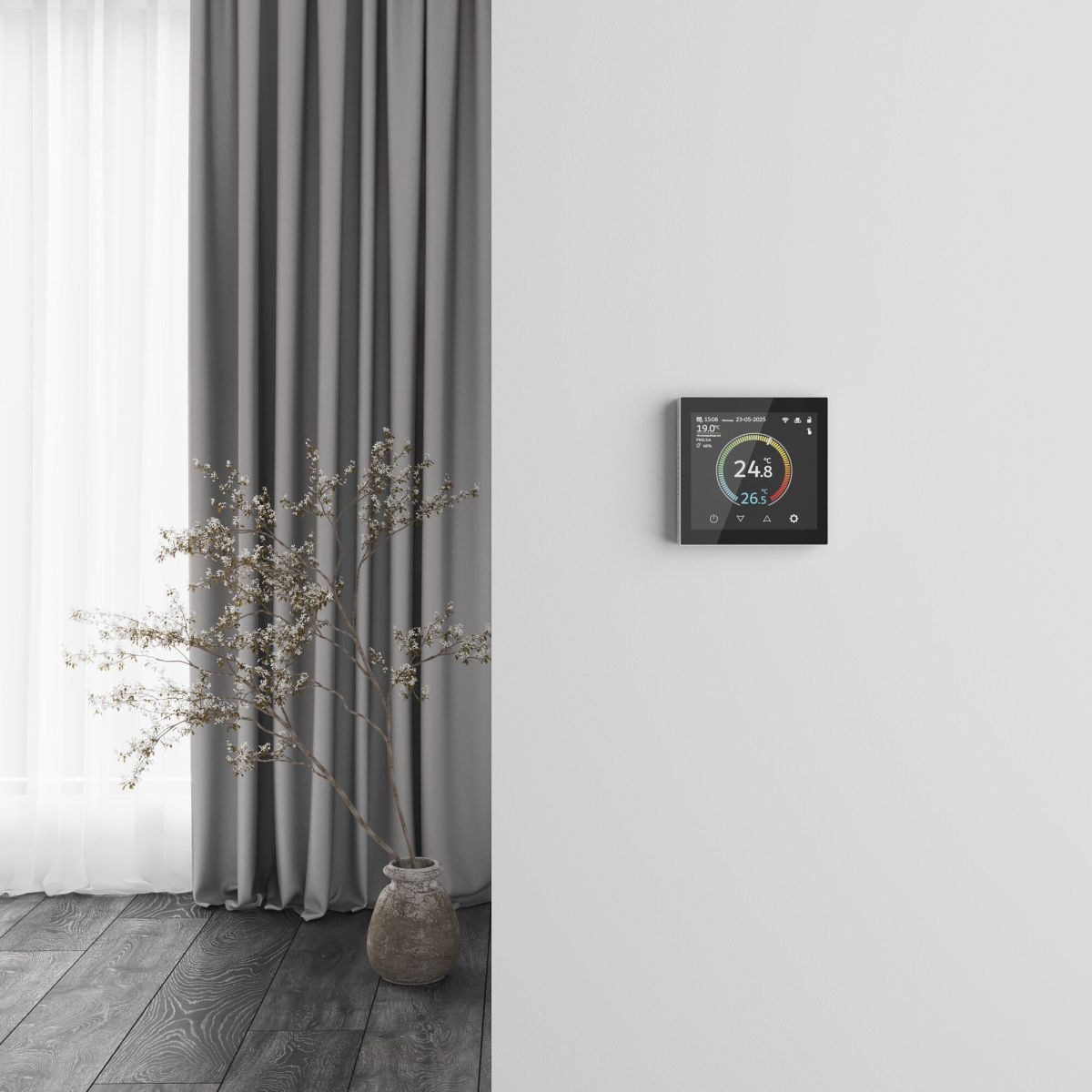 Умный сенсорный терморегулятор с LCD дисплеем Werkel W1851101 4690389218330 a071604