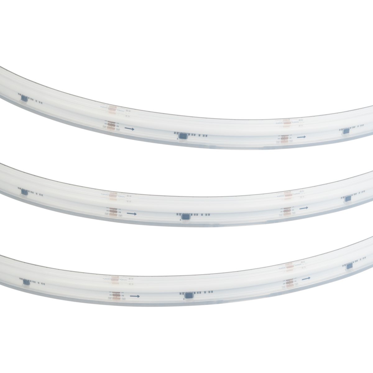 Светодиодная лента герметичная Arlight DMX-COB-PS-X1008-21mm 24V RGB-PX126 (11 W/m, IP67, CSP, 5m) 059821
