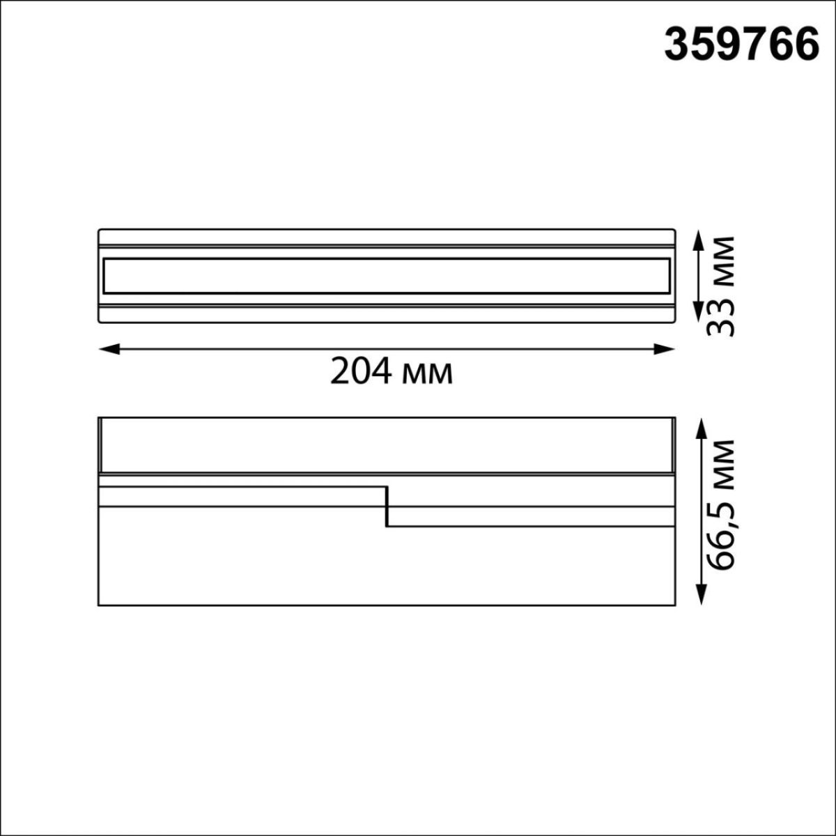 Накладной светильник с переключателем цв.температуры Novotech Over EOS 359766