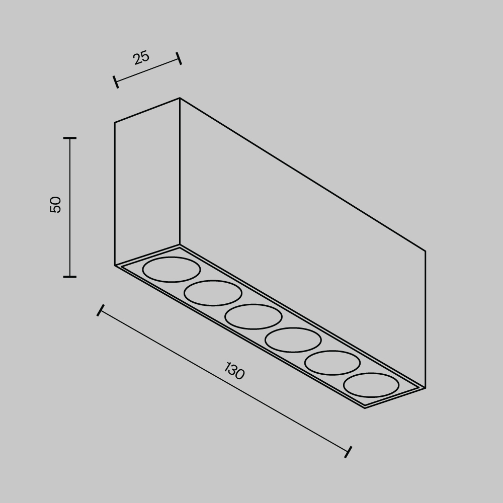 Потолочный led светильник Maytoni Points C066CL-12W3-6K-W