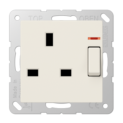 Розетка британского стандарта с выключателем Jung A3171KO
