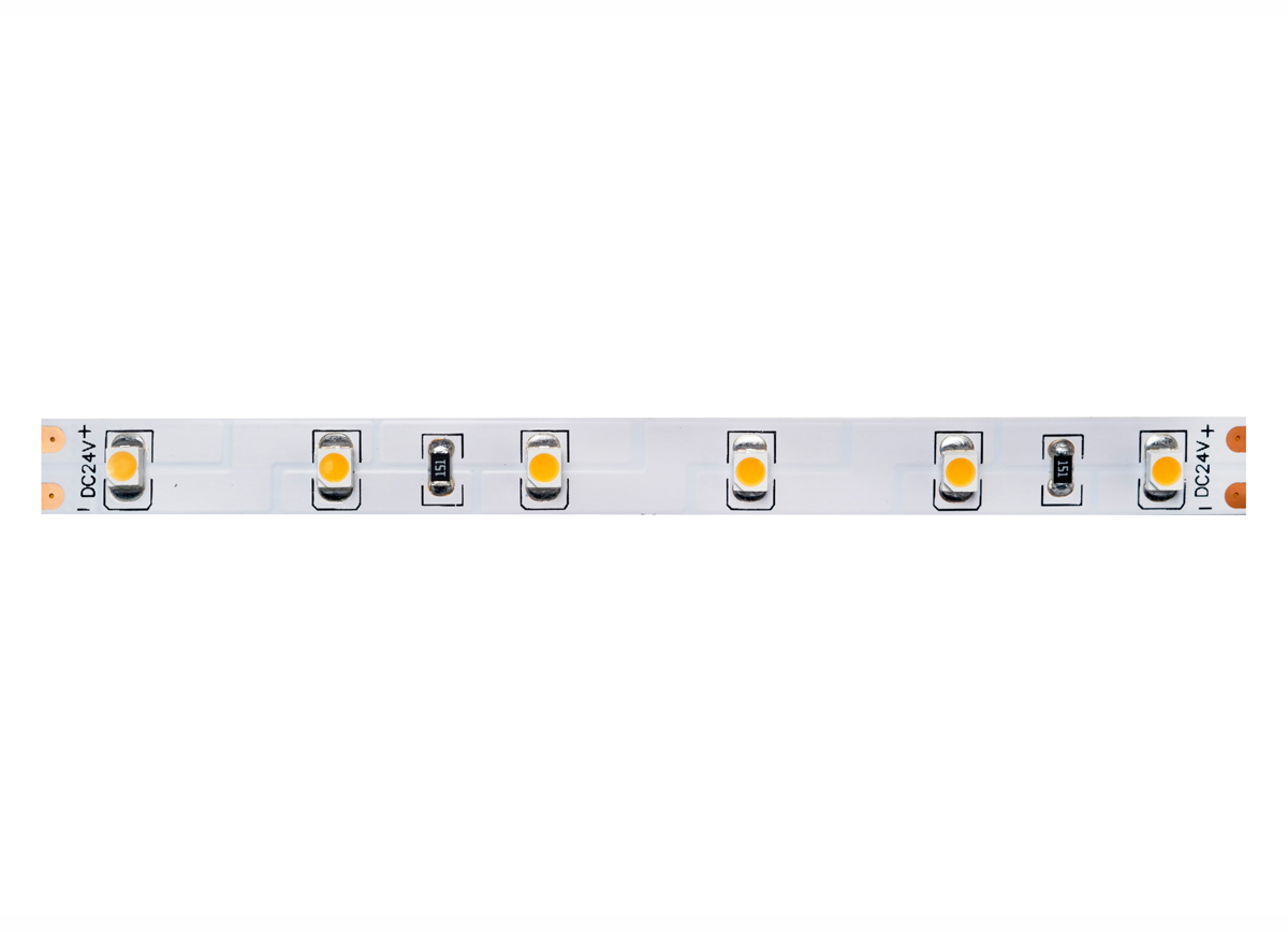 Светодиодная лента Donolux 24В 4,8Вт/м 3000К 5м IP20 DL-18321/W.White-24-60