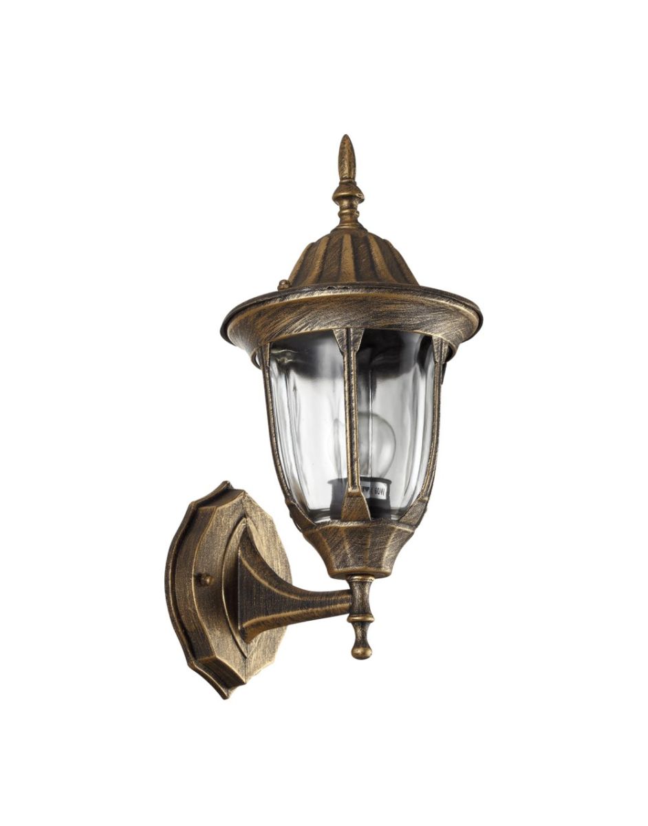 Уличный настенный светильник ЭРА Галатея GBW-105-BR-0380 230В Е27 IP54 бронза вверх Б0071484