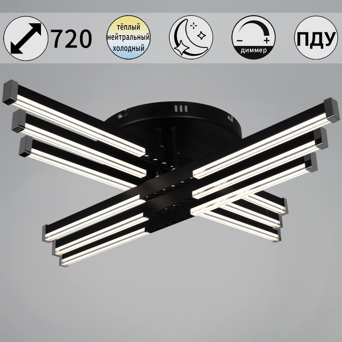 Потолочный светильник Reluce 83090-0.3-06A BK