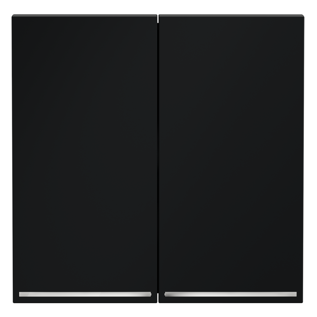 Клавиши для выключателя/переключателя двухклавишного с подсветкой Voltum S70 (графит) VLS000407