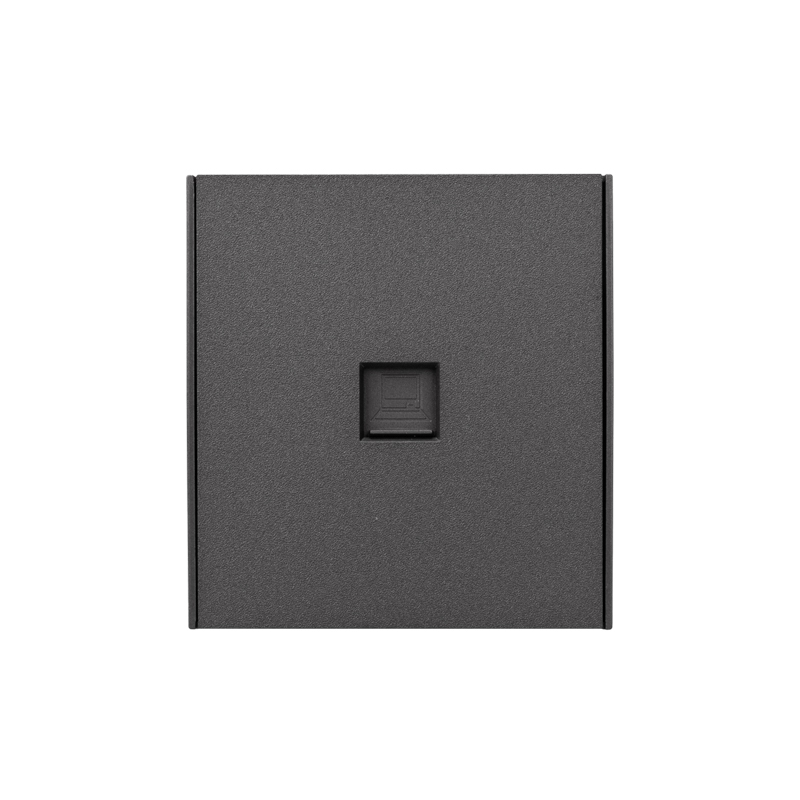 Розетка STRONG компьютерная RJ45 кат6 с/у графит KRANZ KR-78-0724-6
