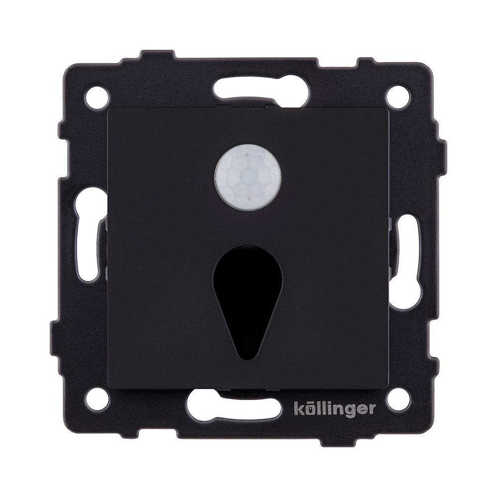 Подсветка лестницы с датчиком движения, рассеянный свет, черный матовый Kollinger REA-044BM для Aspekt, Eleganz, Reflex