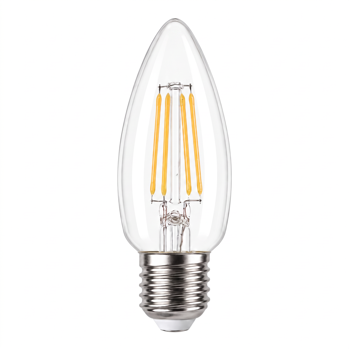 Светодиодная лампа Voltega Ультра Филамент Свеча 7Вт 2700K E27 3182