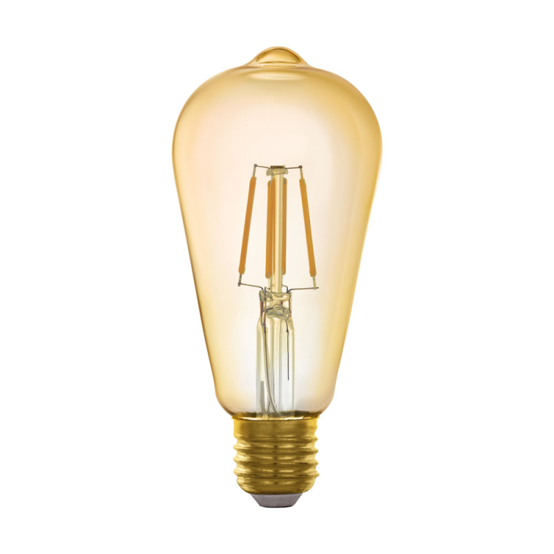 Светодиодная филаментная лампа Eglo CONNECT E27 5,5W 2200K колба янтарная 11865