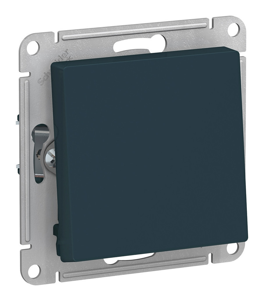 Переключатель 1-клавишный, сх.6, 10АХ, механизм Systeme Electric AtlasDesign Изумруд ATN000861