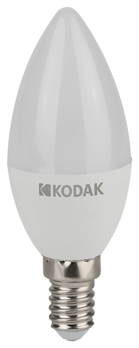 Лампа светодиодная Kodak LED B35-7W-865-E14 K 7Вт свеча холодный дневной свет Е14 Б0057625