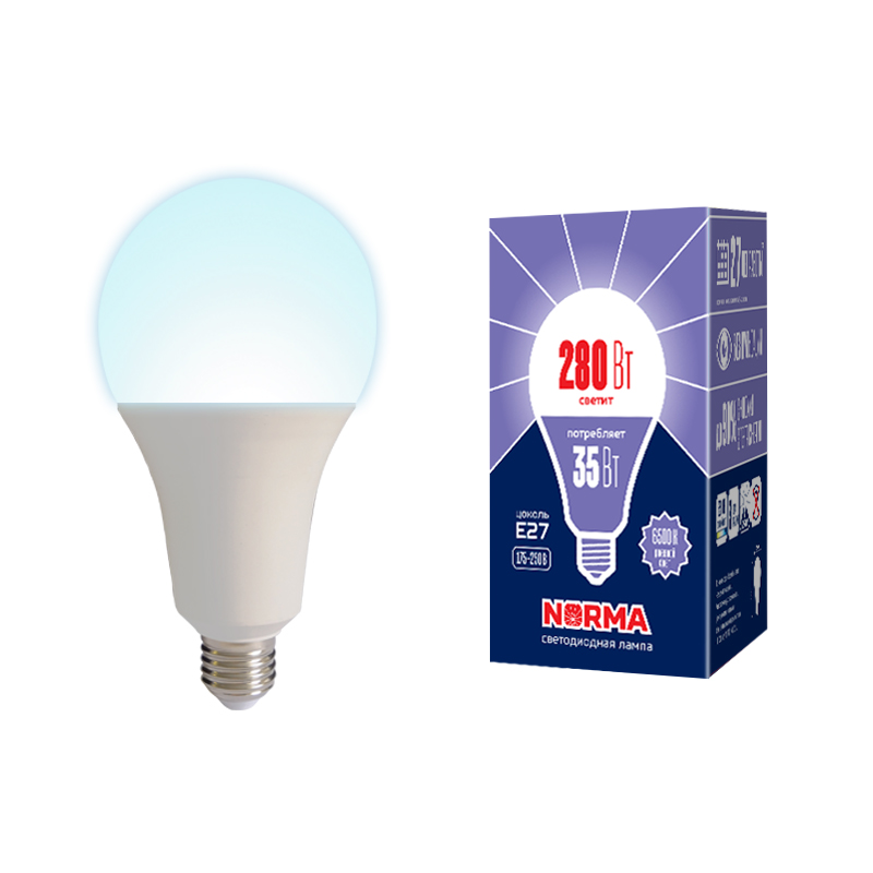 Лампа светодиодная Volpe Norma LED-A95-35W/6500K/E27/FR/NR картон UL-00005609 в #REGION_NAME_DECLINE_PP#