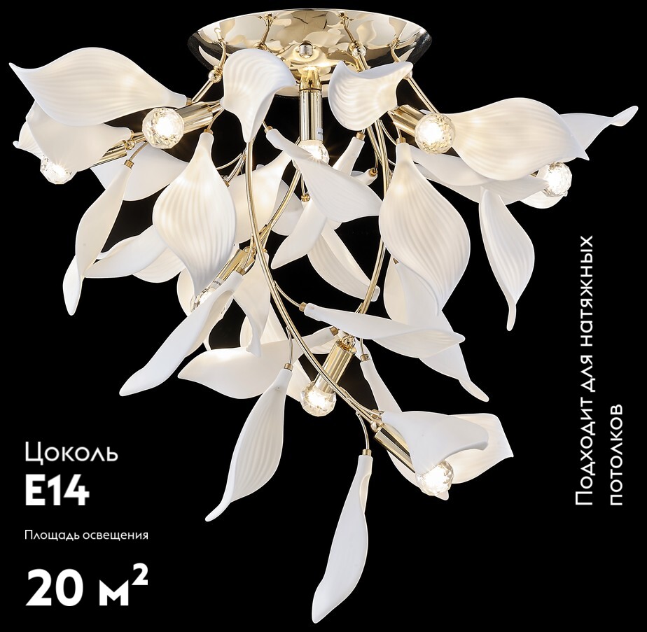 Потолочная люстра Wertmark Miranda WE123.10.307